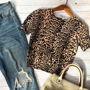 Zara cotton knit sweater tee